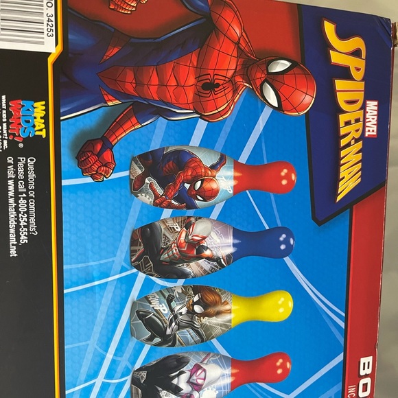 Marvel Spiderman bowling set NIB - Picture 9 of 11